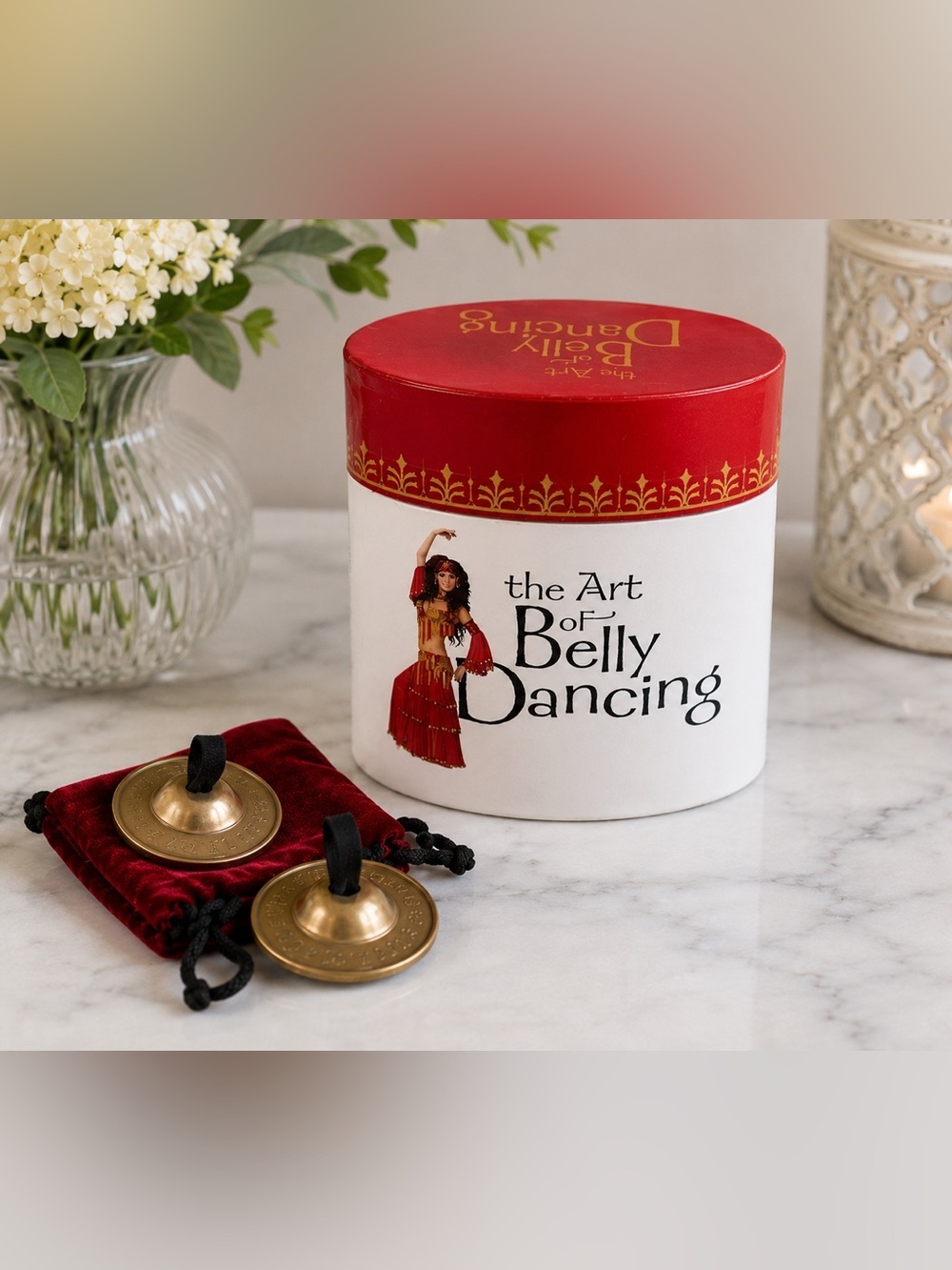 Vintage The Art of Belly Dancing Finger Cymbal Kit | Zills | Belly Dance Set New